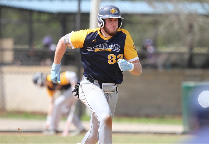 Chris Vargas had a home run and a stolen base to go with three RBI in MCLA's loss to Skidmore College.