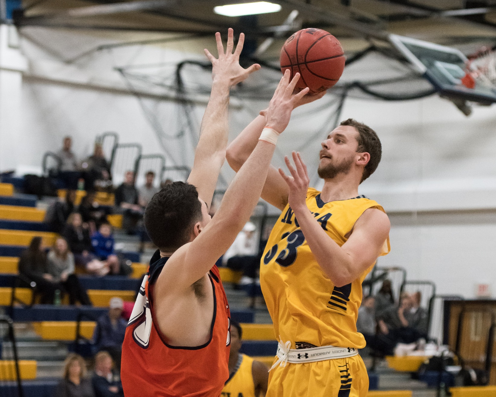 Men's Basketball earns third seed with Senior Day win over Framingham State 68-54
