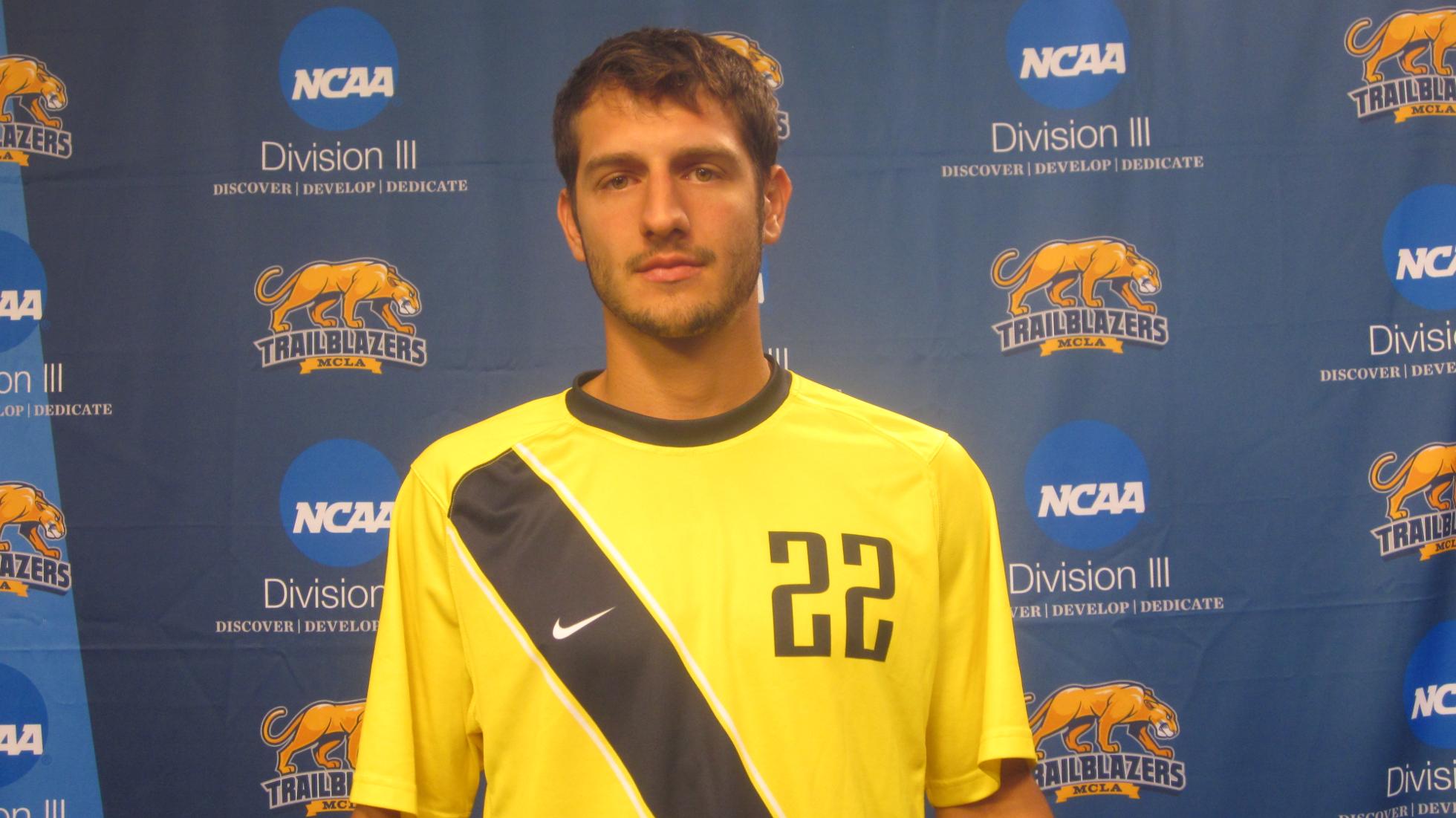 MCLA Men's Soccer Edged by Worcester State 2-1