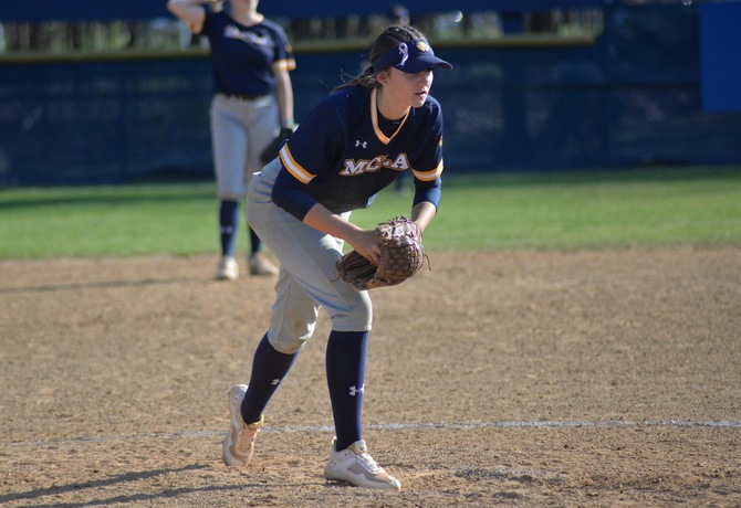 Softball Outslug NEC in 12-11 Road Win