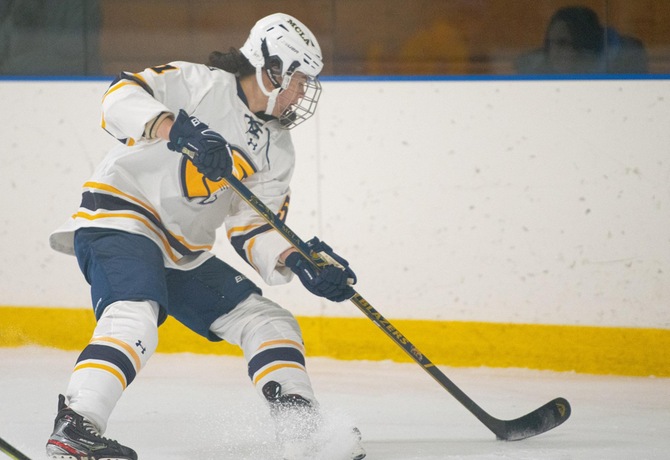 Becky Ade scored the Trailblazers' lone goal at Worcester State.