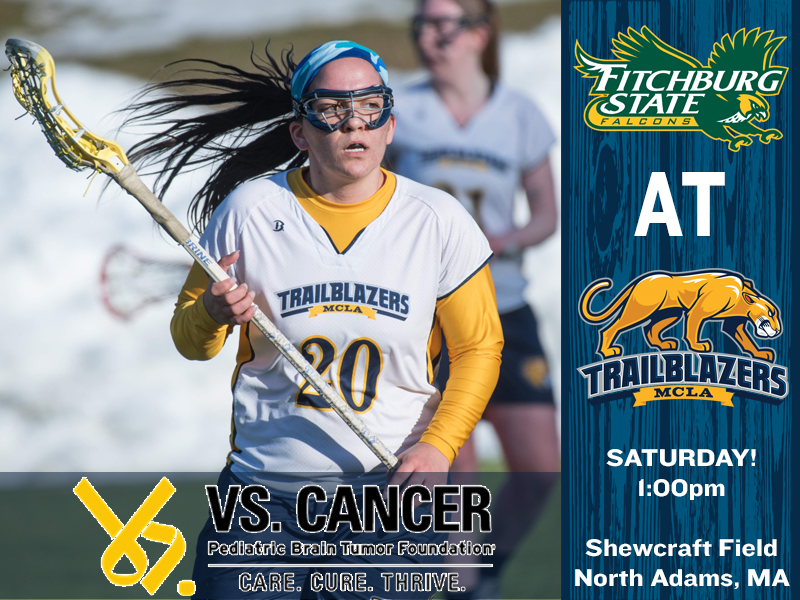 Lacrosse hosts Fitchburg State tomorrow in contest to raise awareness for Pediatric Cancer