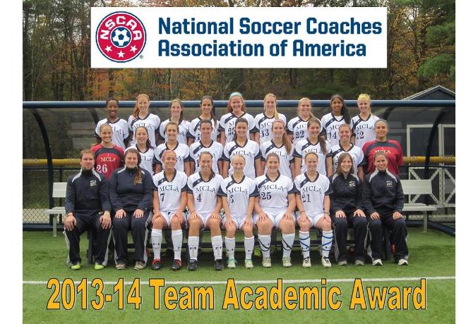 2013-14 Women's Soccer team earns NSCAA Team Academic Award