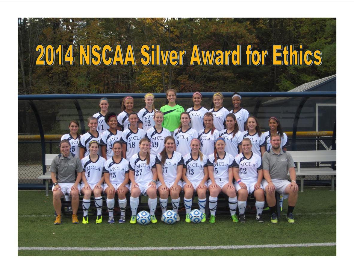 Women's Soccer earns NSCAA Silver Award for Ethics
