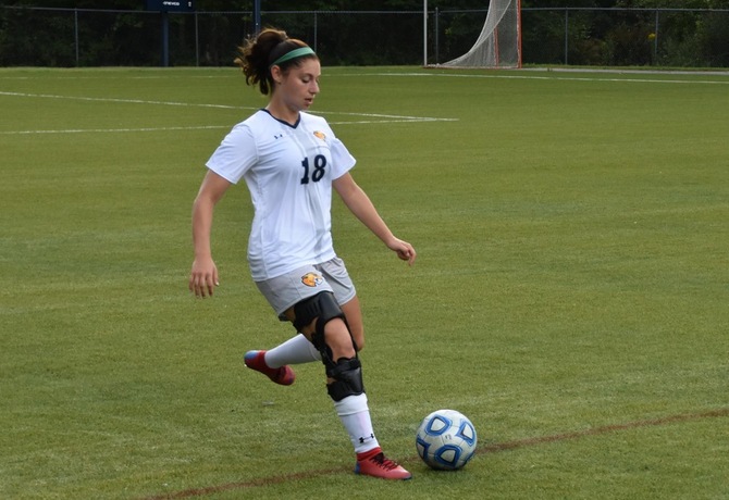 Lauren Mangiardi's hat trick leads women's soccer past Cobleskill 6-1