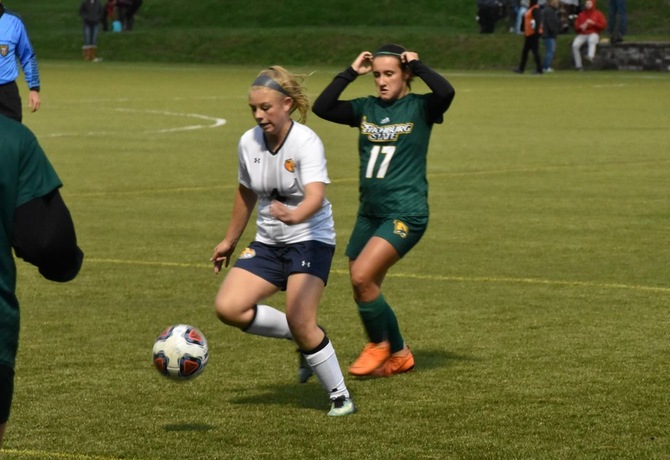 Late goal sets back women's soccer as they fall to Falcons 1-0 in MASCAC play