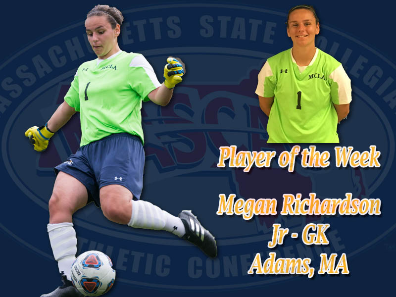 Richardson earns second MASCAC player of the week honor after pair of stellar performances