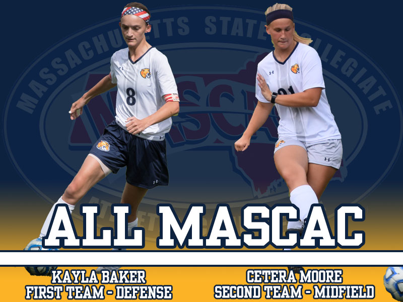 Baker selected to first team, Moore earns second team All MASCAC in women's soccer