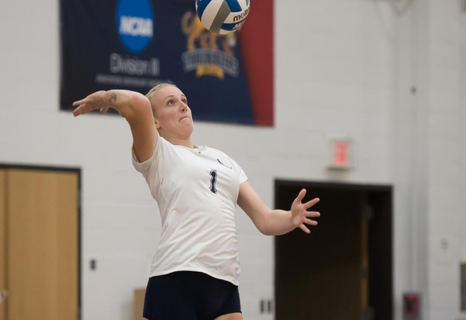 Volleyball advances to MASCAC semis with 3-1 win over Salem, Clark sets all time kills mark
