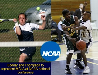 Bodnar and Thompson to represent MCLA at NCAA national conference