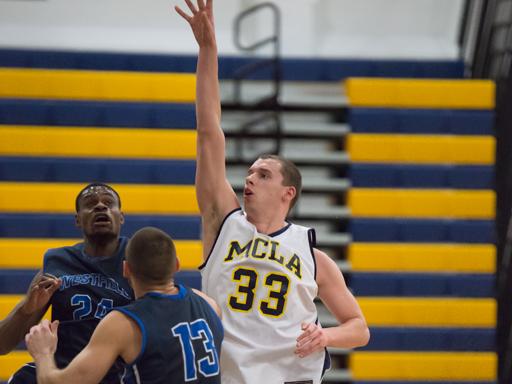 Conquest's late bucket lifts MCLA past Salem State 56-55
