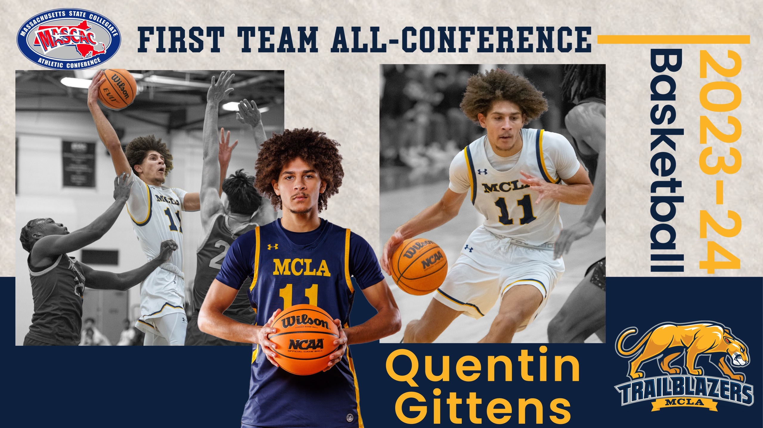 Gittens named to MASCAC All-Conference First Team