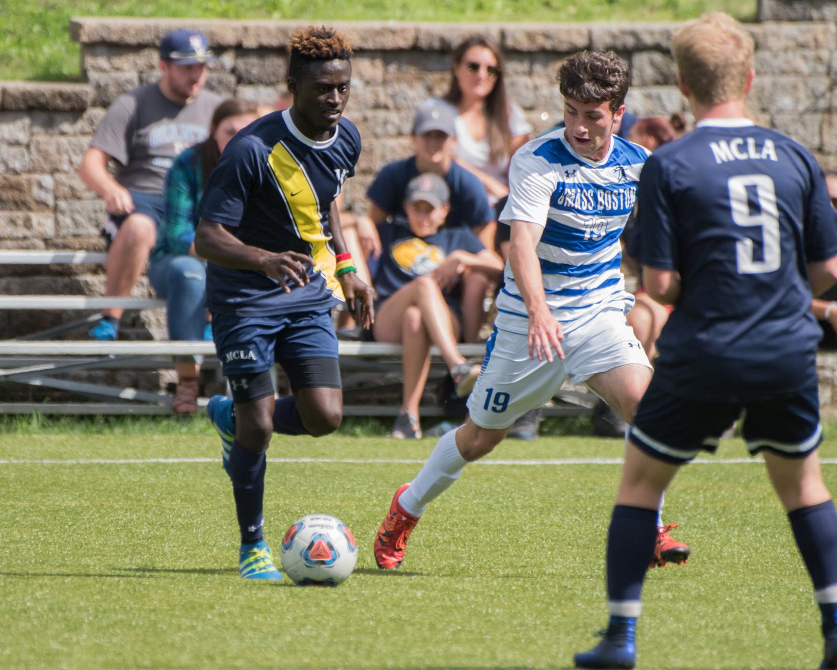 Boateng goal lifts Men's Soccer to non conference road win at SUNY Poly 1-0