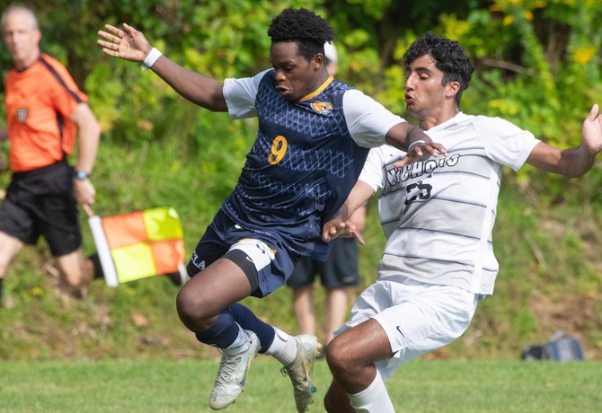 Men’s Soccer Record First MASCAC Win of the Season