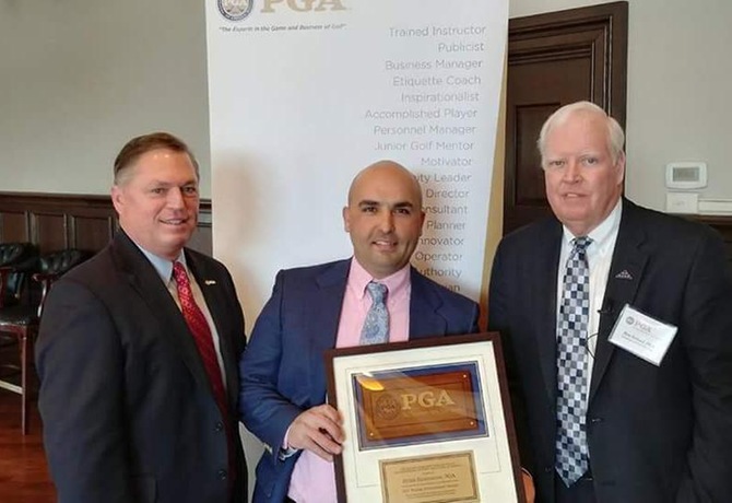 MCLA's Egazarian honored with NENY PGA Player Development award