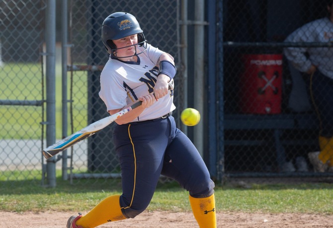 Softball falls in midweek twinbill to Owls
