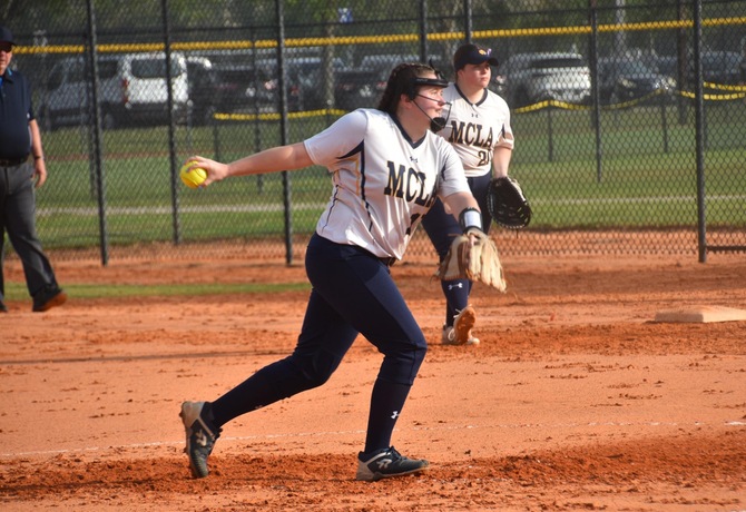 Sarah Williams picked up a win and a save as the Trailblazers swept Bay Path.