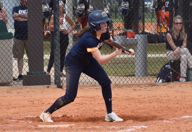 Hannah Mitchem went one for two with an RBI in the Trailblazers' second game of the day.