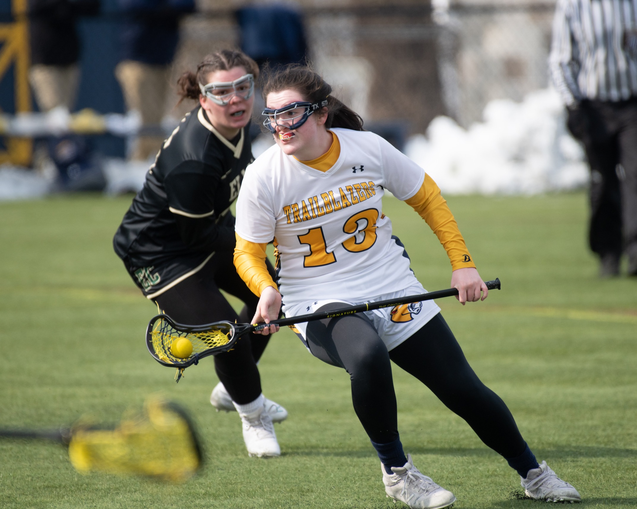 Women's Lacrosse victory over NVU-Lyndon earns Baribault first win at the helm