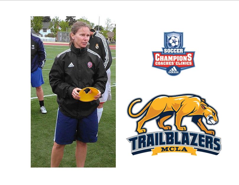 MCLA's Raber presents at Soccer Champions Coaches Clinic