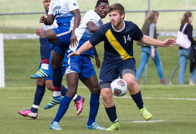 Men's Soccer shutout by Rams 3-0 in MASCAC action