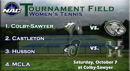Tennis seeded fourth, set to face top seed Colby Sawyer on Saturday