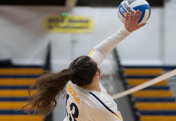 Volleyball falls to Westfield State