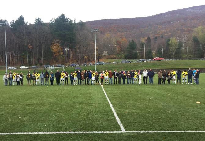 Men's Soccer drops tough 1-0 decision to Framingham State, awaits playoff seeding