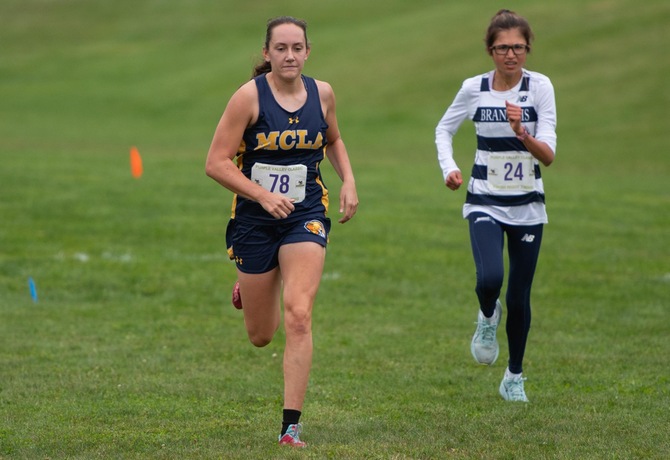 The MCLA Women's Cross-Country team traveled to Hampshire College to compete in the 6k Founding Tree Invitational.