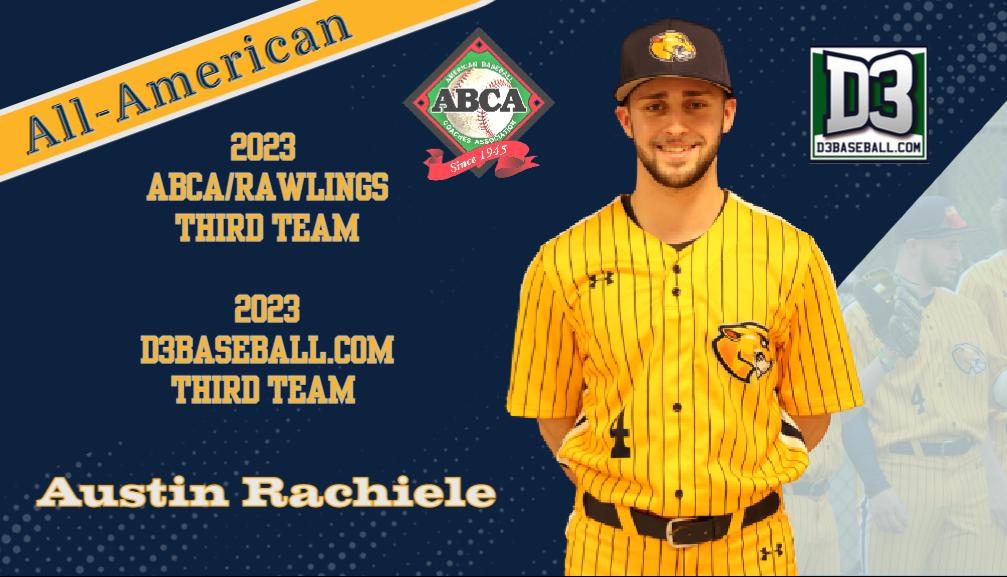 Rachiele named All-American by ABCA/Rawlings and D3baseball.com