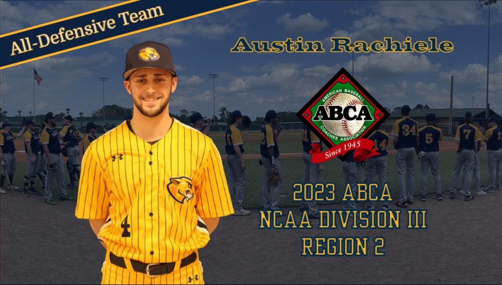 Rachiele named by the ABCA to Region All-Defensive Team